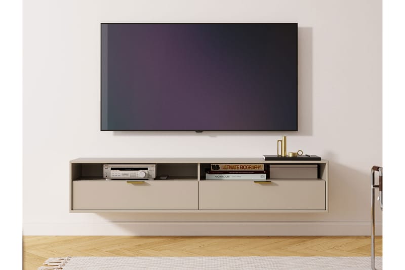 Kanon Tv-bänk 175 cm - Beige - Möbler - Tv möbel & mediamöbel - TV bänk & mediabänk