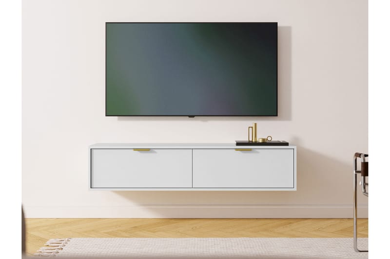 Kanta Tv-bänk 140 cm - Vit - Möbler - Tv möbel & mediamöbel - TV bänk & mediabänk