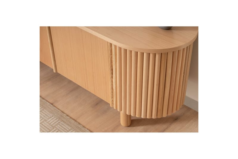 Karela Tv-bänk 180 cm - Ljusfärgat trä - Möbler - Tv möbel & mediamöbel - TV bänk & mediabänk