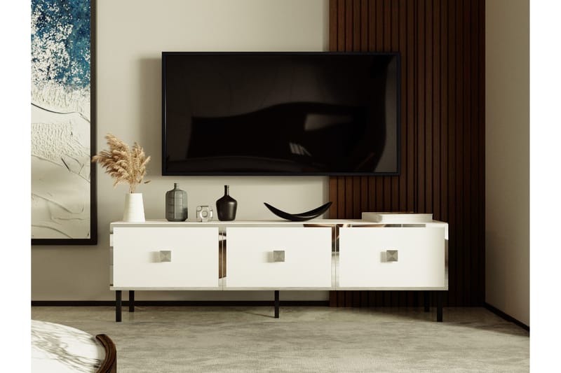 Kivan Tv-bänk 150 cm - Silver - TV bänk & mediabänk