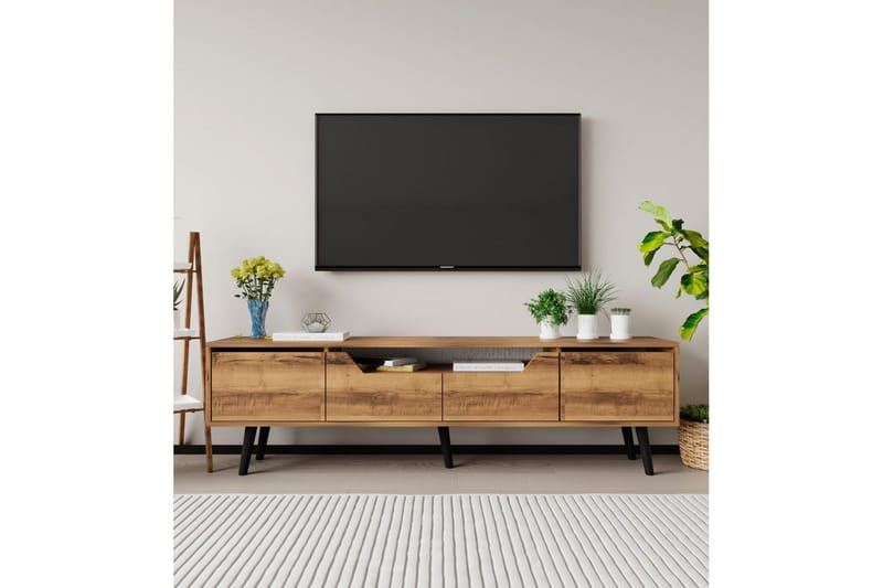 Kollumber Tv-stativ 180x30 cm - Valnöt - Möbler - Tv möbel & mediamöbel - Mediastativ & väggfäste