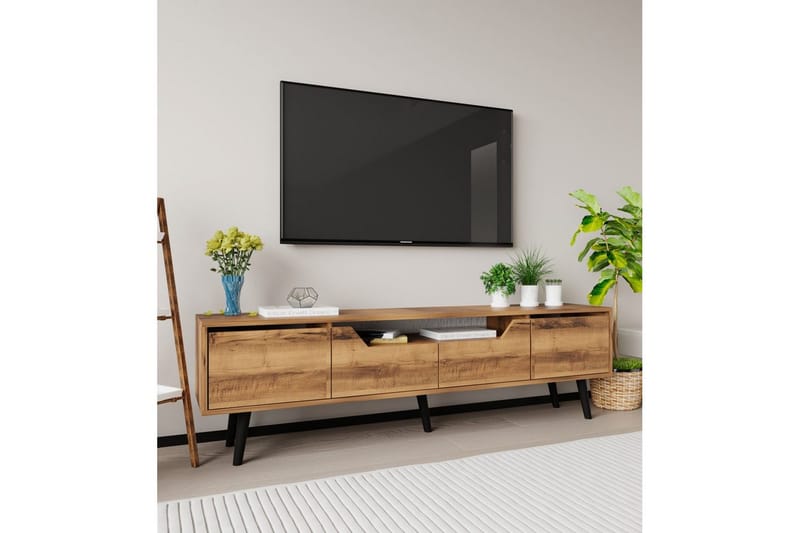 Kollumber Tv-stativ 180x30 cm - Valnöt - Möbler - Tv möbel & mediamöbel - Mediastativ & väggfäste