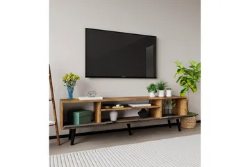 Kollumber Tv-stativ 180x30 cm - Valnöt/Antracit - Möbler - Tv möbel & mediamöbel - TV bänk & mediabänk