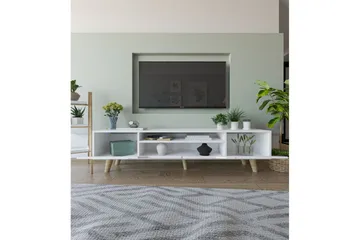 Kollumber Tv-stativ 180x30 cm - Vit - Möbler - Tv möbel & mediamöbel - TV bänk & mediabänk