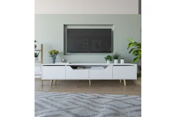 Kollumber Tv-stativ 180x30 cm - Vit - Möbler - Tv möbel & mediamöbel - TV bänk & mediabänk