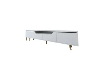Kollumber Tv-stativ 180x30 cm - Vit - Möbler - Tv möbel & mediamöbel - TV bänk & mediabänk