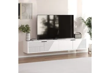 Kulwant Tv-bänk 180 cm - Vit - Möbler - Tv möbel & mediamöbel - TV bänk & mediabänk