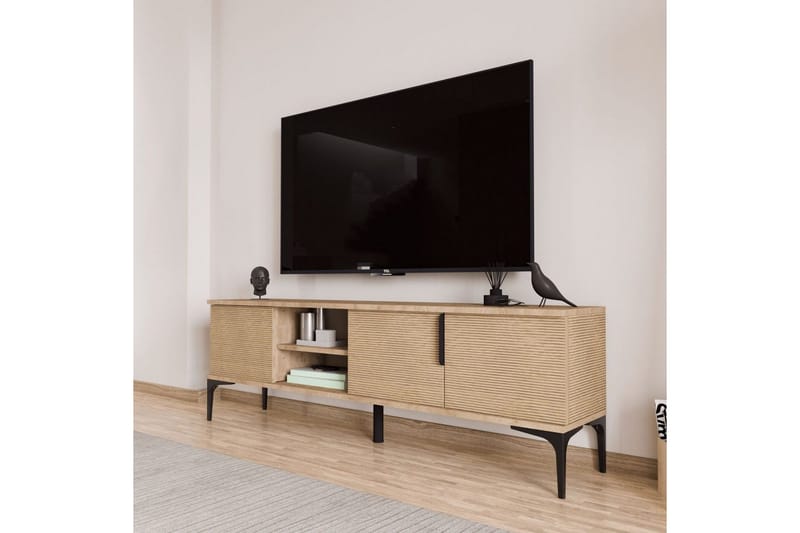 Kunar Tv-bänk 180 cm - Natur - Möbler - Tv möbel & mediamöbel - TV bänk & mediabänk