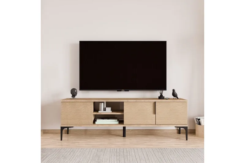 Kunar Tv-bänk 180 cm - Natur - Möbler - Tv möbel & mediamöbel - TV bänk & mediabänk