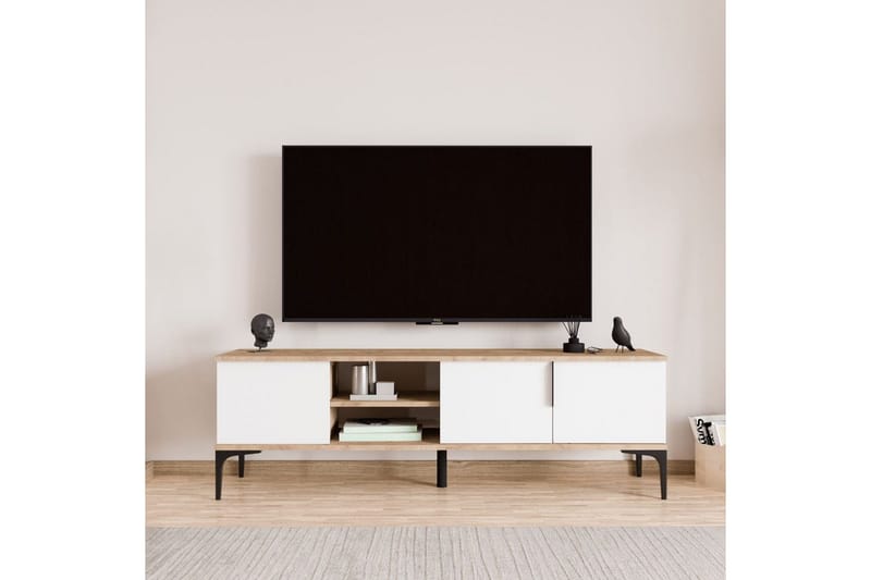 Kunar Tv-bänk 180 cm, Vit