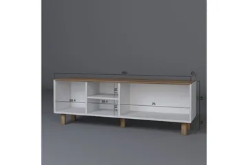 Kuniyoshi Tv-bänk 160 cm - Ek - Möbler - Tv möbel & mediamöbel - TV bänk & mediabänk