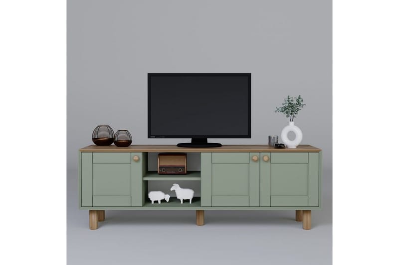 Kuniyoshi Tv-bänk 160 cm - Grön - Möbler - Tv möbel & mediamöbel - TV bänk & mediabänk
