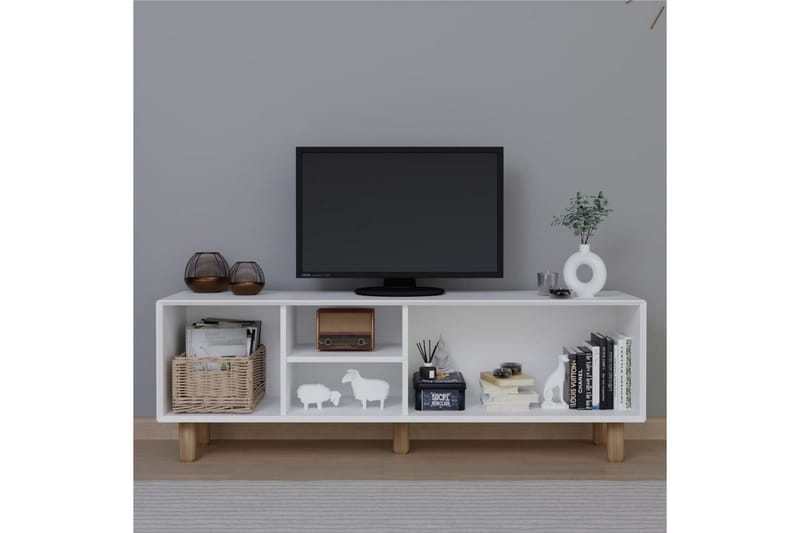 Kuniyoshi Tv-bänk 160 cm - Vit - Möbler - Tv möbel & mediamöbel - TV bänk & mediabänk