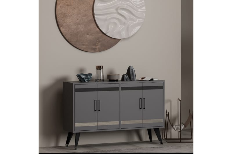 lda Tv-bänk 120 cm - Antracit - Möbler - Tv möbel & mediamöbel - TV bänk & mediabänk