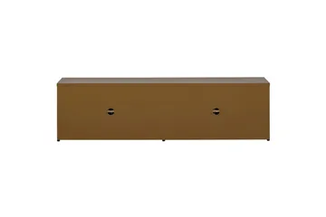 Level Golvstående TV Bänk 160 cm med Förvaring i Metall - Gul - Möbler - Tv möbel & mediamöbel - TV bänk & mediabänk