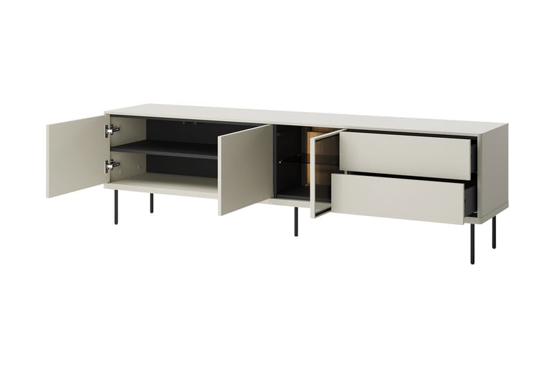 Levisa Tv-bänk 194x41 cm - Cashmere - Möbler - Tv möbel & mediamöbel - TV bänk & mediabänk