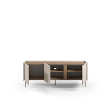 Lomar TV-bänk 140x53,9x35,5 cm - Santstone och naturlig ek - Möbler - Tv möbel & mediamöbel - TV bänk & mediabänk
