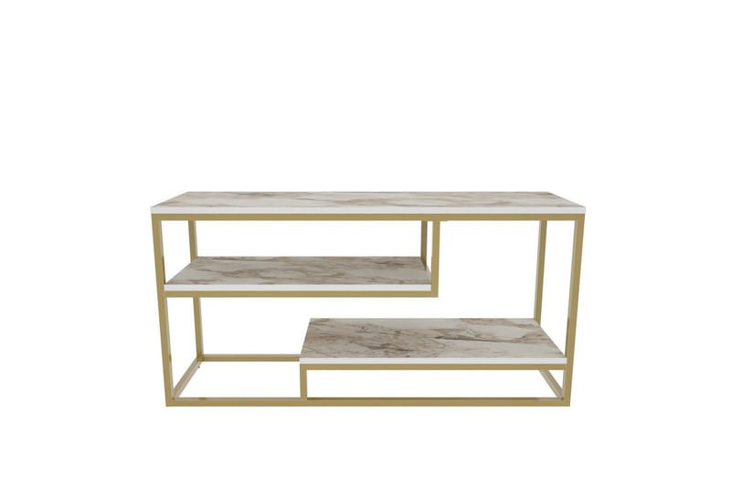 Lorin Tv-bänk 120 cm - Guld - Möbler - Tv möbel & mediamöbel - TV bänk & mediabänk