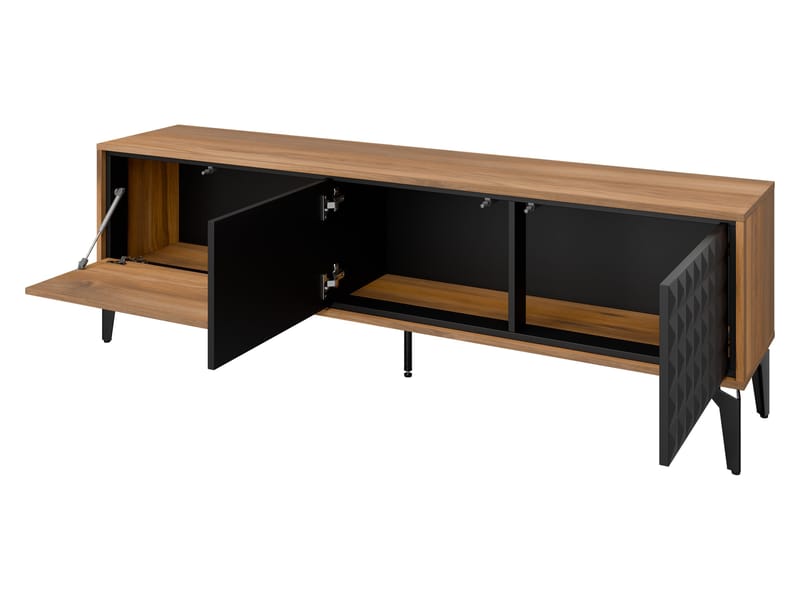 Lorvenn Tv-bänk 190 cm - Brun/Svart - Möbler - Tv möbel & mediamöbel - TV bänk & mediabänk