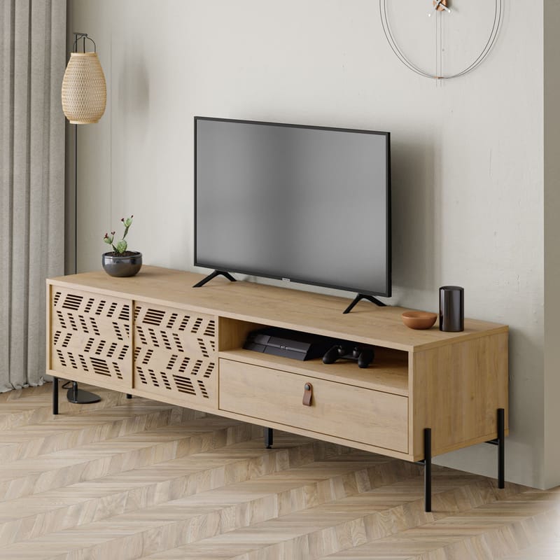 Losina TV-bänk 170 cm - Sapphire Oak - Möbler - Tv möbel & mediamöbel - Mediastativ & väggfäste