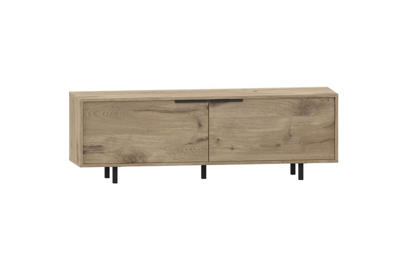 Lowboard Alberto 150x38x50 cm, Ek - 150x38x50 cm, Ek - Möbler - Tv möbel & mediamöbel - TV bänk & mediabänk