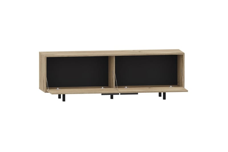 Lowboard Alberto 150x38x50 cm, Ek - 150x38x50 cm, Ek - Möbler - Tv möbel & mediamöbel - TV bänk & mediabänk