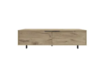 Lowboard Alberto 180x38x50 cm, Ek - 180x38x50 cm, Ek - Möbler - Tv möbel & mediamöbel - TV bänk & mediabänk