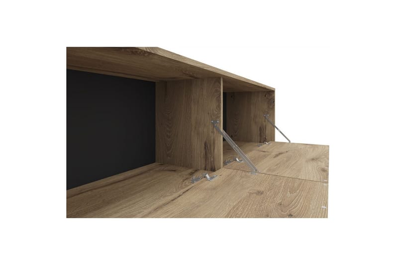 Lowboard Alberto 180x38x50 cm, Ek - 180x38x50 cm, Ek - Möbler - Tv möbel & mediamöbel - TV bänk & mediabänk