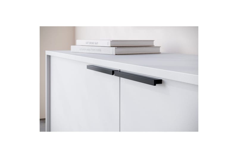 Lowboard Alberto 180x38x50 cm, Vit - 180x38x50 cm, Vit - Möbler - Tv möbel & mediamöbel - TV bänk & mediabänk