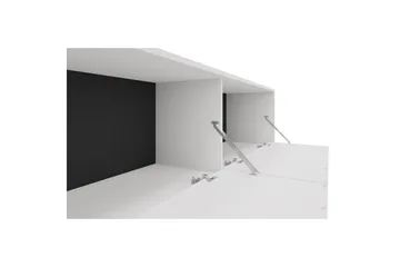 Lowboard Alberto 180x38x50 cm, Vit - 180x38x50 cm, Vit - Möbler - Tv möbel & mediamöbel - TV bänk & mediabänk
