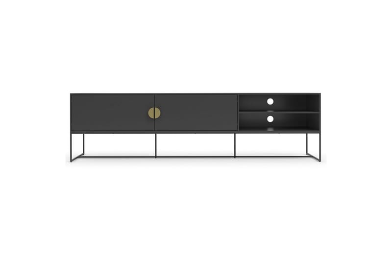 Lowboard Asia Antracit - Antracit - Möbler - Tv möbel & mediamöbel - TV bänk & mediabänk
