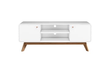 Lowboard Cassie 140x39x53 cm, Vit/Vit - 140x39x53 cm, Vit/Vit - Möbler - Tv möbel & mediamöbel - TV bänk & mediabänk