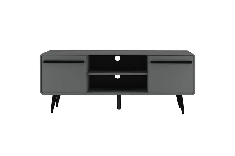Lowboard Chantal Grå - Grå - Möbler - Tv möbel & mediamöbel - TV bänk & mediabänk