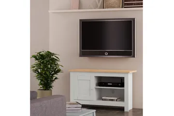 Lowboard Emerald 95x39x58 cm, Natur/Grå - 95x39x58 cm, Natur/Grå - Möbler - Tv möbel & mediamöbel - TV bänk & mediabänk