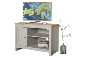Lowboard Emerald 95x39x58 cm, Natur/Grå - 95x39x58 cm, Natur/Grå - Möbler - Tv möbel & mediamöbel - TV bänk & mediabänk