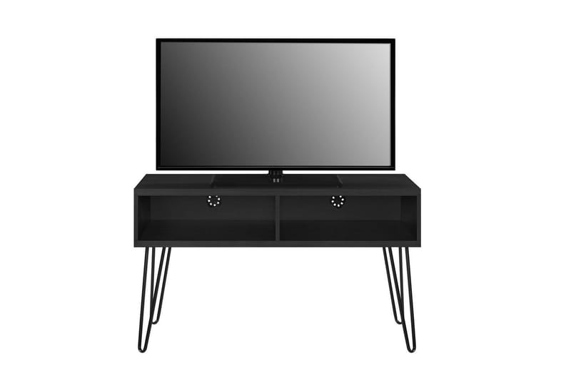 Lowboard Owen Svart/ek - Svart/ek - Möbler - Tv möbel & mediamöbel - TV bänk & mediabänk