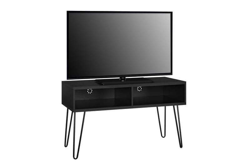 Lowboard Owen Svart/ek - Svart/ek - Möbler - Tv möbel & mediamöbel - TV bänk & mediabänk