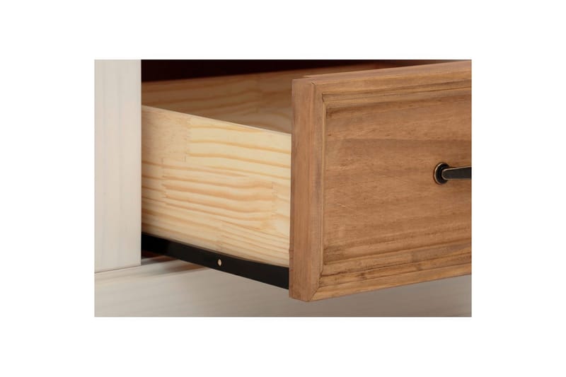 Lowboard Selma Vit/Fläck/Vax - Vit/Fläck/Vax - Möbler - Tv möbel & mediamöbel - TV bänk & mediabänk