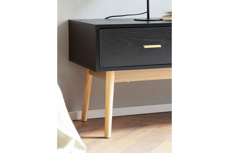 Lowboard Wohnling Ek folierad 2 lådor modern med förvaring modern - Möbler - Tv möbel & mediamöbel - TV skåp