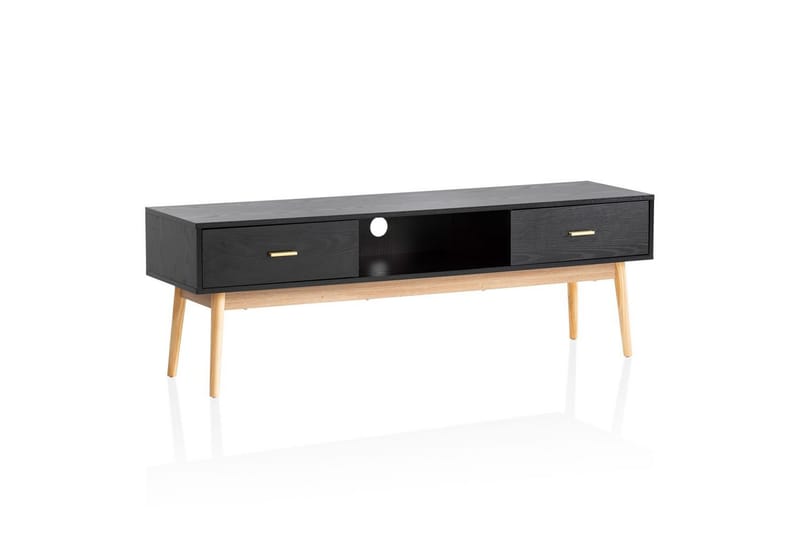 Lowboard Wohnling Ek folierad 2 lådor modern med förvaring modern - Möbler - Tv möbel & mediamöbel - TV skåp
