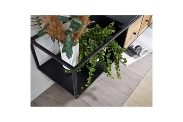 Lowboard Wohnling Metallhängande med 3 lådor i massivt trä Industriell - Möbler - Tv m öbel & mediamöbel - TV bänk & mediabänk