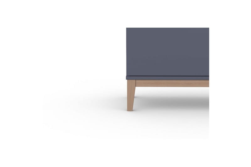 Lowboard Pelle Grå/Wotan Ek - Grå/Wotan Ek - Möbler - Tv möbel & mediamöbel - TV bänk & mediabänk