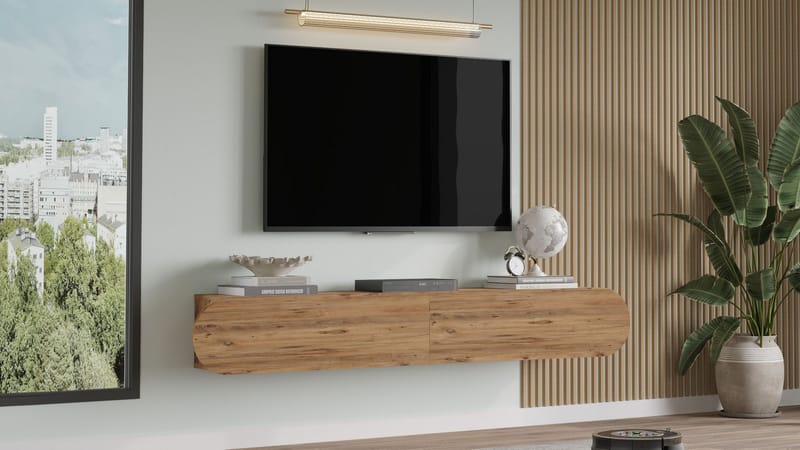 Lumina TV-bänk 180x29,5x31,6 cm - Atlantic pine - Möbler - Tv möbel & mediamöbel - TV bänk & mediabänk