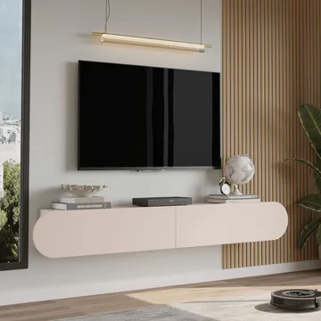 Lumina TV-bänk 180x29,5x31,6 cm - Sand - Möbler - Tv möbel & mediamöbel - TV bänk & mediabänk