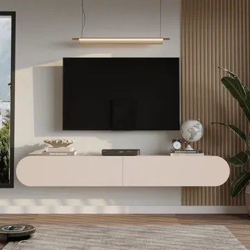 Lumina TV-bänk 180x29,5x31,6 cm - Sand - Möbler - Tv möbel & mediamöbel - TV bänk & mediabänk