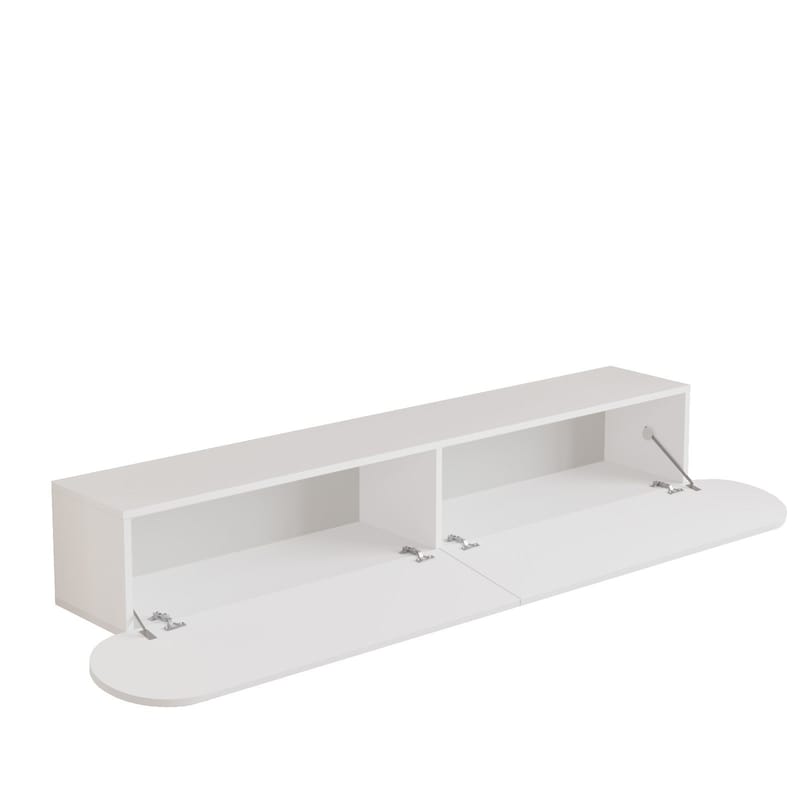 Lumina TV-bänk 180x29,5x31,6 cm - Vit - Möbler - Tv möbel & mediamöbel - TV bänk & mediabänk