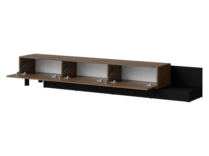 Lungö Tv-bänk 320 cm - brun och svart - Möbler - Tv möbel & mediamöbel - TV bänk & mediabänk