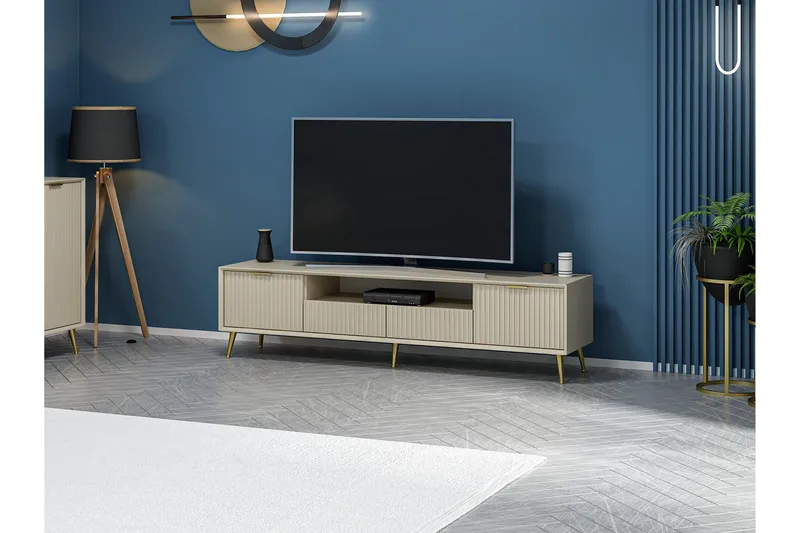 Luxe Tv-bänk 180 cm - Sandsten - Möbler - Tv möbel & mediamöbel - TV bänk & mediabänk