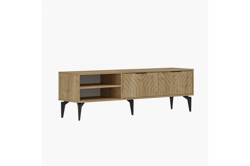Lyven Tv-bänk 160 cm - Brun - Möbler - Tv möbel & mediamöbel - TV bänk & mediabänk