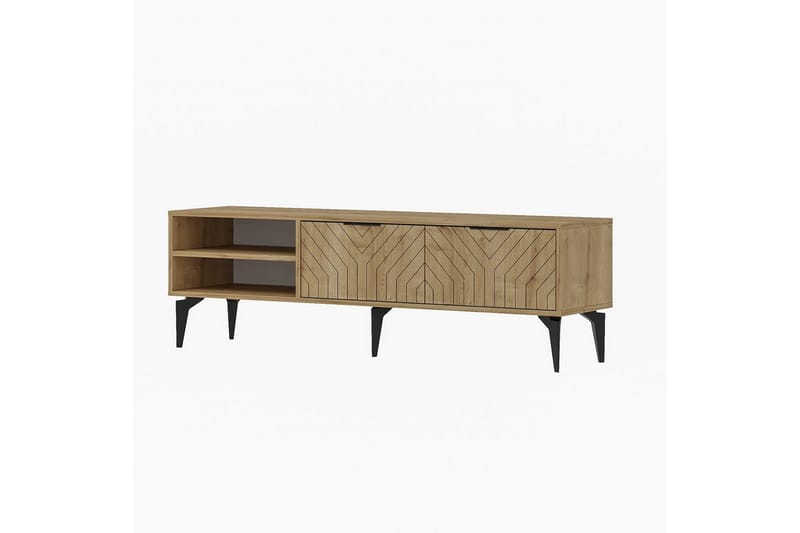 Lyven Tv-bänk 160 cm - Brun - Möbler - Tv möbel & mediamöbel - TV bänk & mediabänk